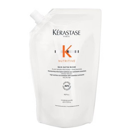 Comprar Kérastase Nutritive Champú Bain Satin Riche 500 ML Recarga Online | BeautyHair.es ®