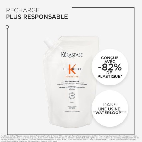 Kérastase Nutritive Champú Bain Satin Riche 500 ML Recarga