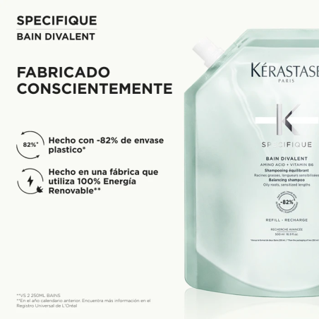 Kérastase Specifique Champú Bain Divalent 500 ML Recarga