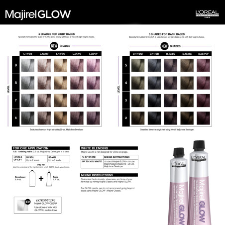 Tinte L'Oreal MAJIREL GLOW 50ml - Nº .11 LIGHT BASE